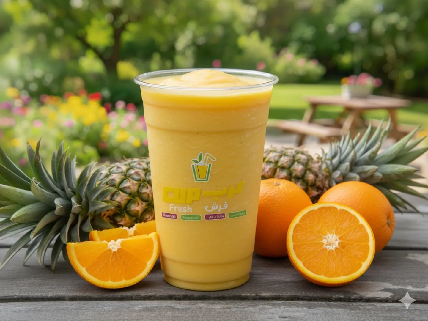 Orange With Pineapple Small Cup