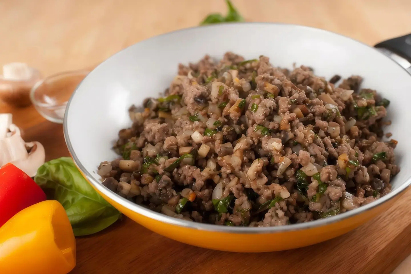 صحن لحم مفروم