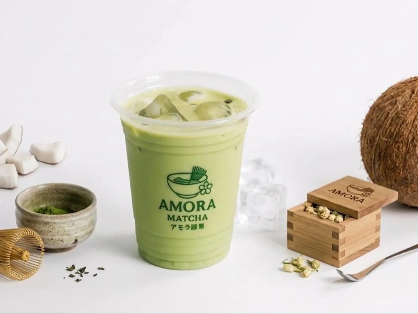 Plain Coconut Matcha