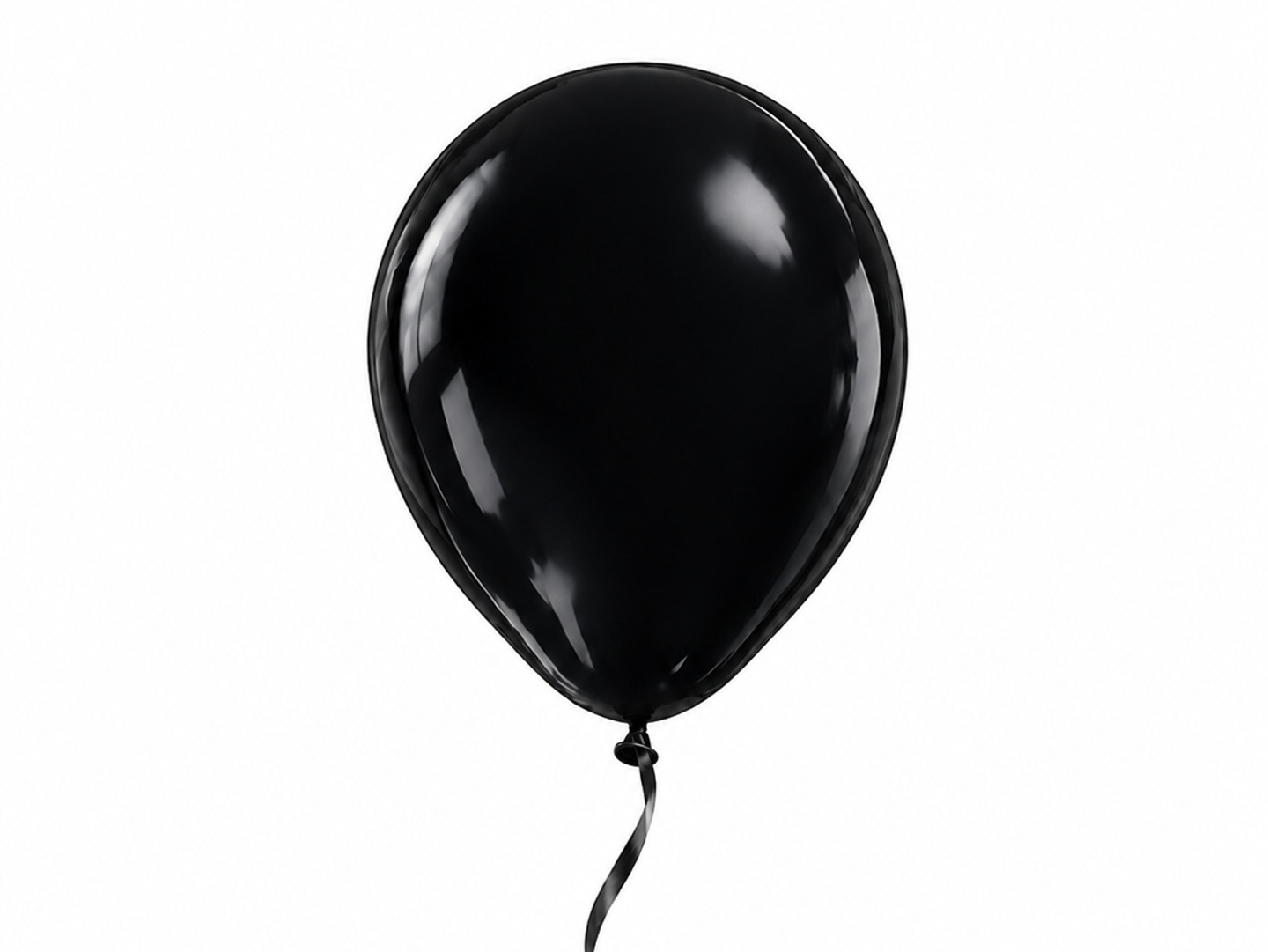 Black Helium Balloon