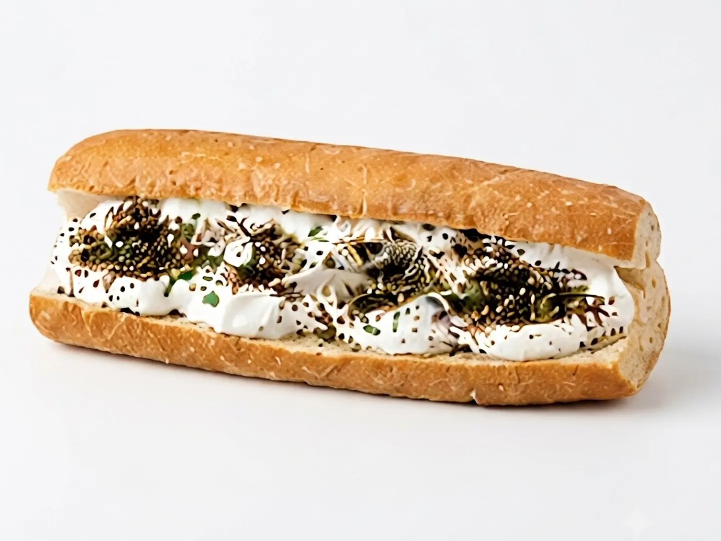 Samoon With Zaatar Labneh