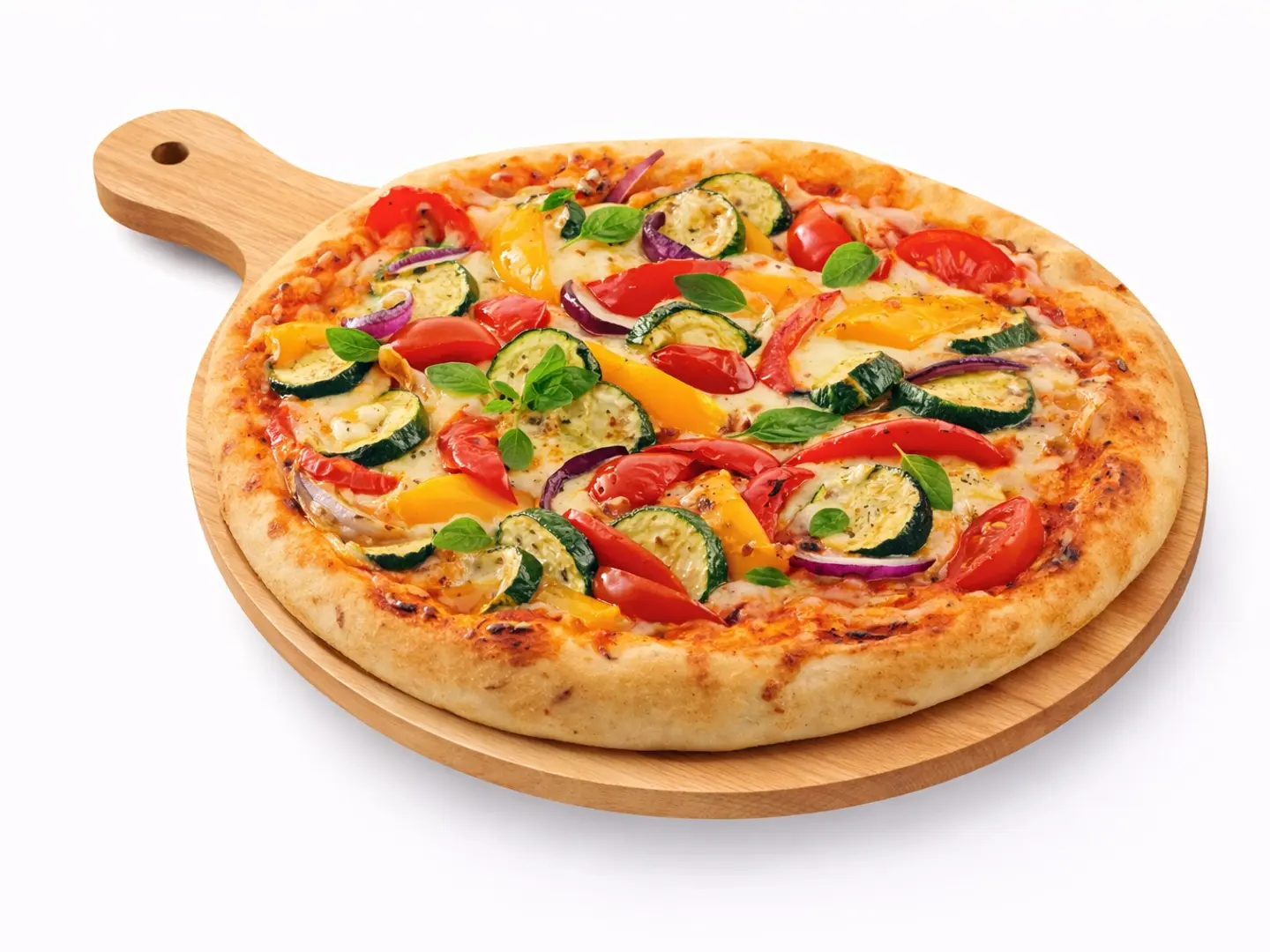 بيتزا نابولي بالخضار