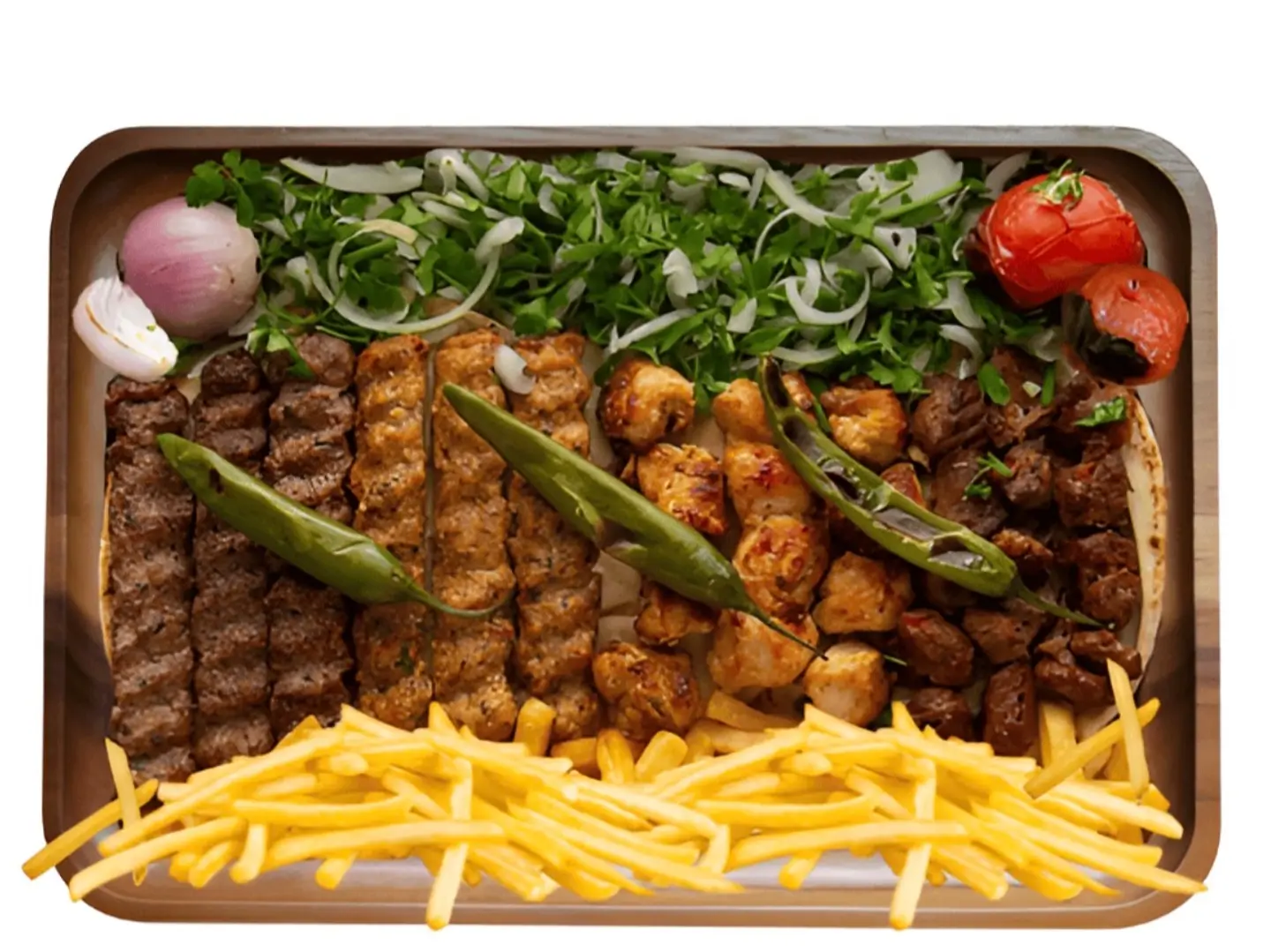 Mixed Grill Plate 8 Skewers