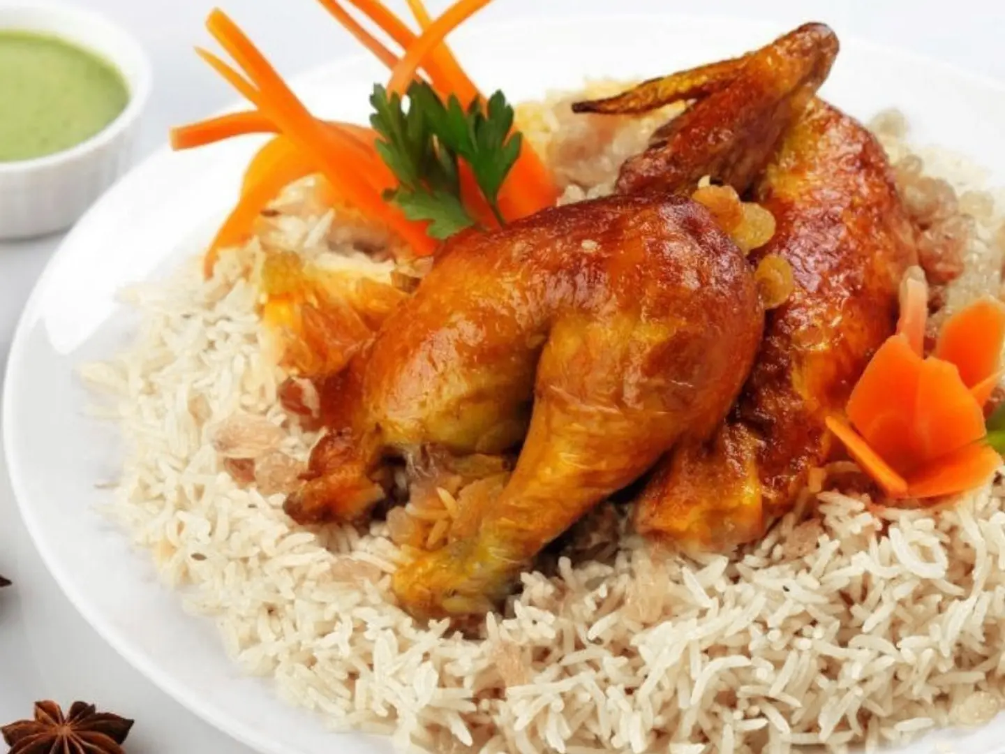 حبة شواية مع الرز