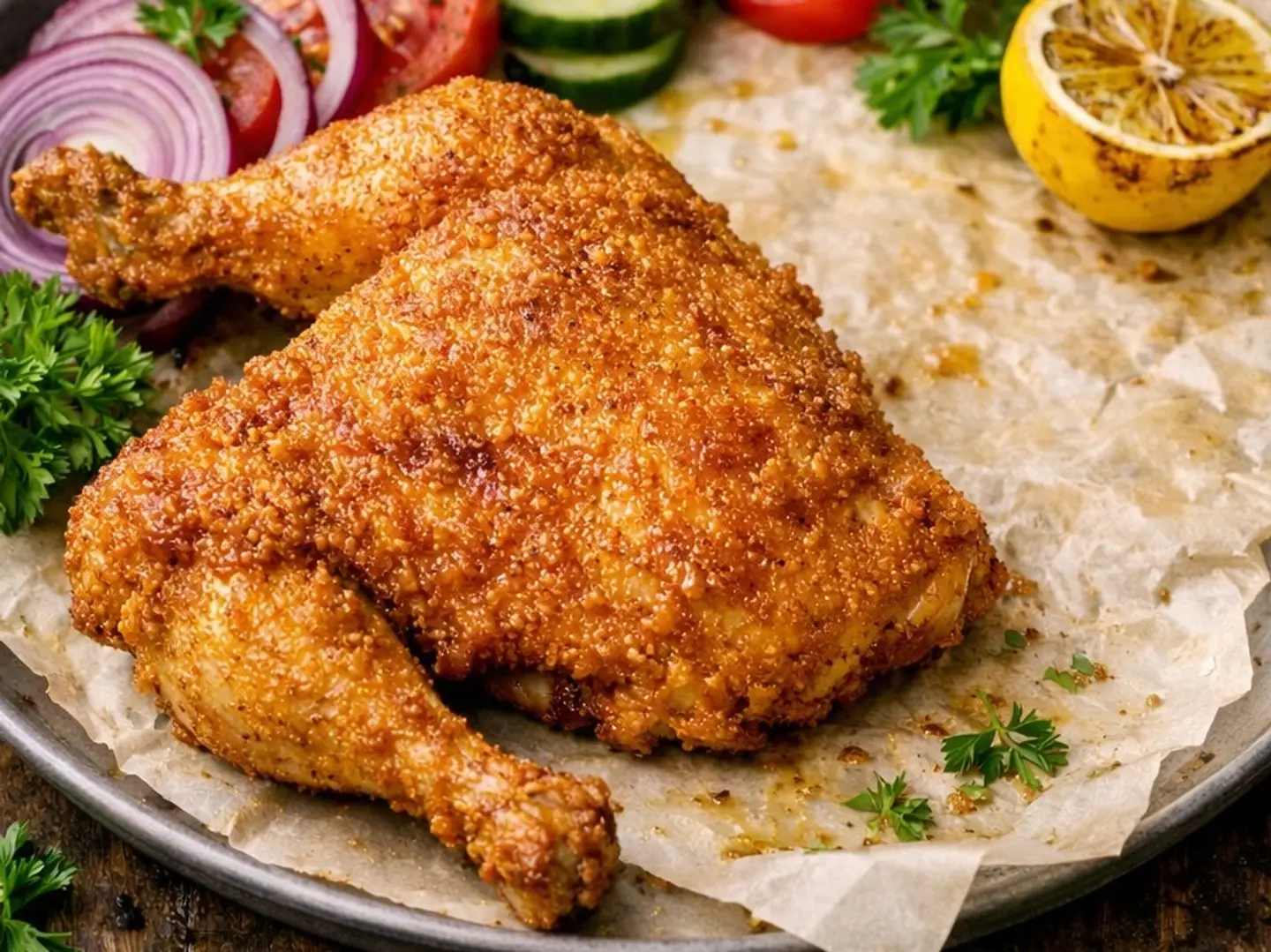 Half Plain Fried Chicken
