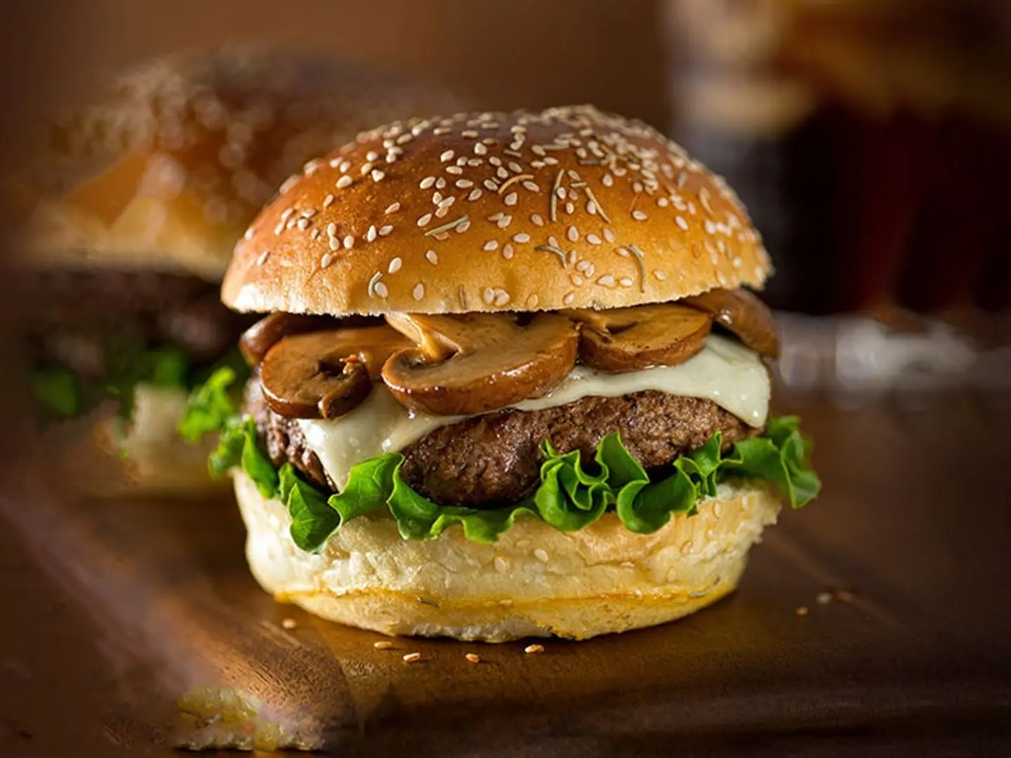 Beef Mushroom Burger