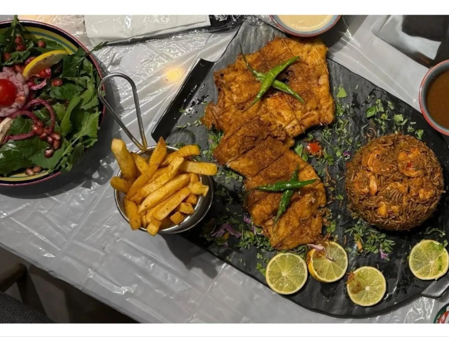 وجبة فيش اند شبس هامور