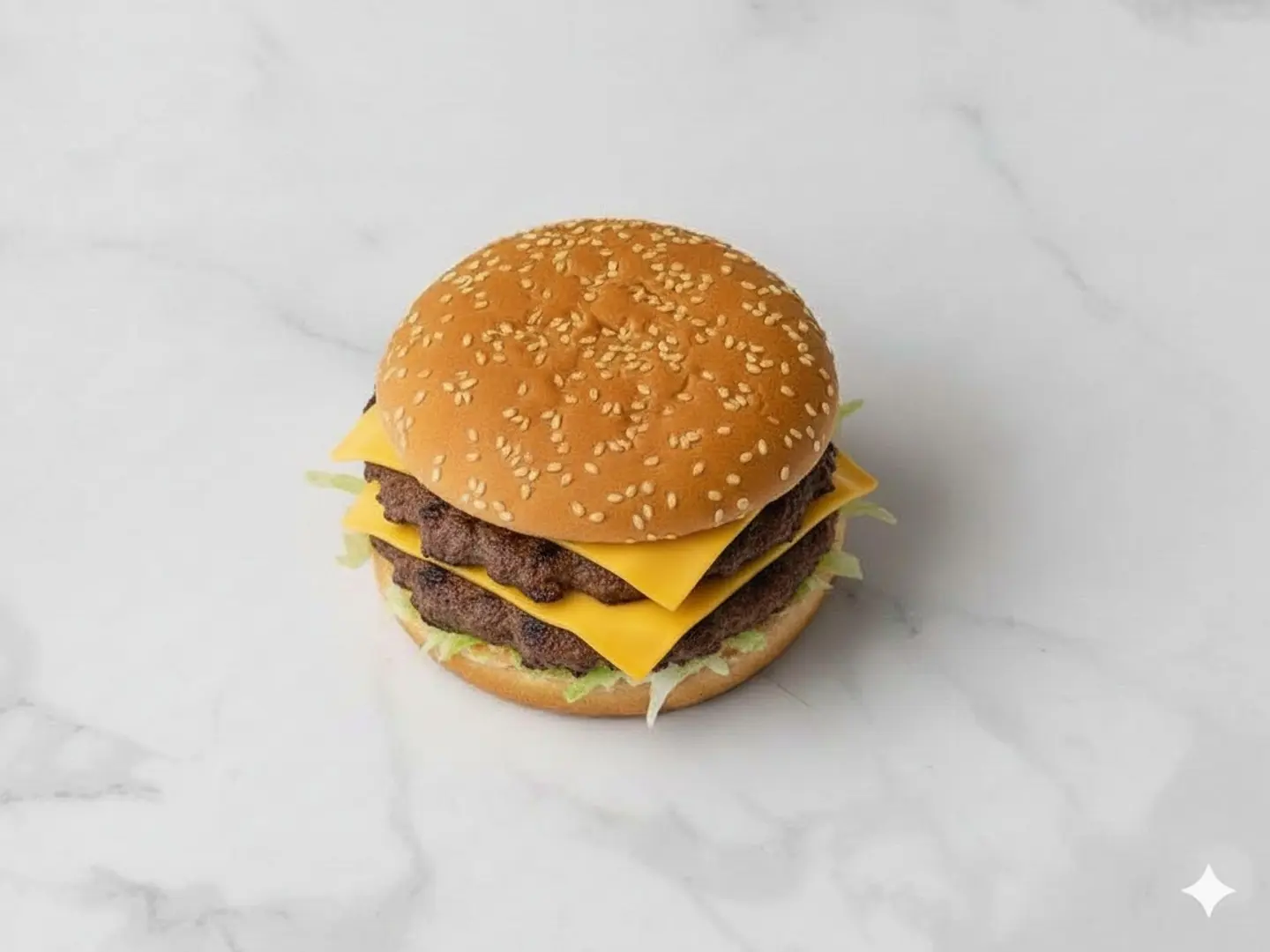 دبل برجر لحم