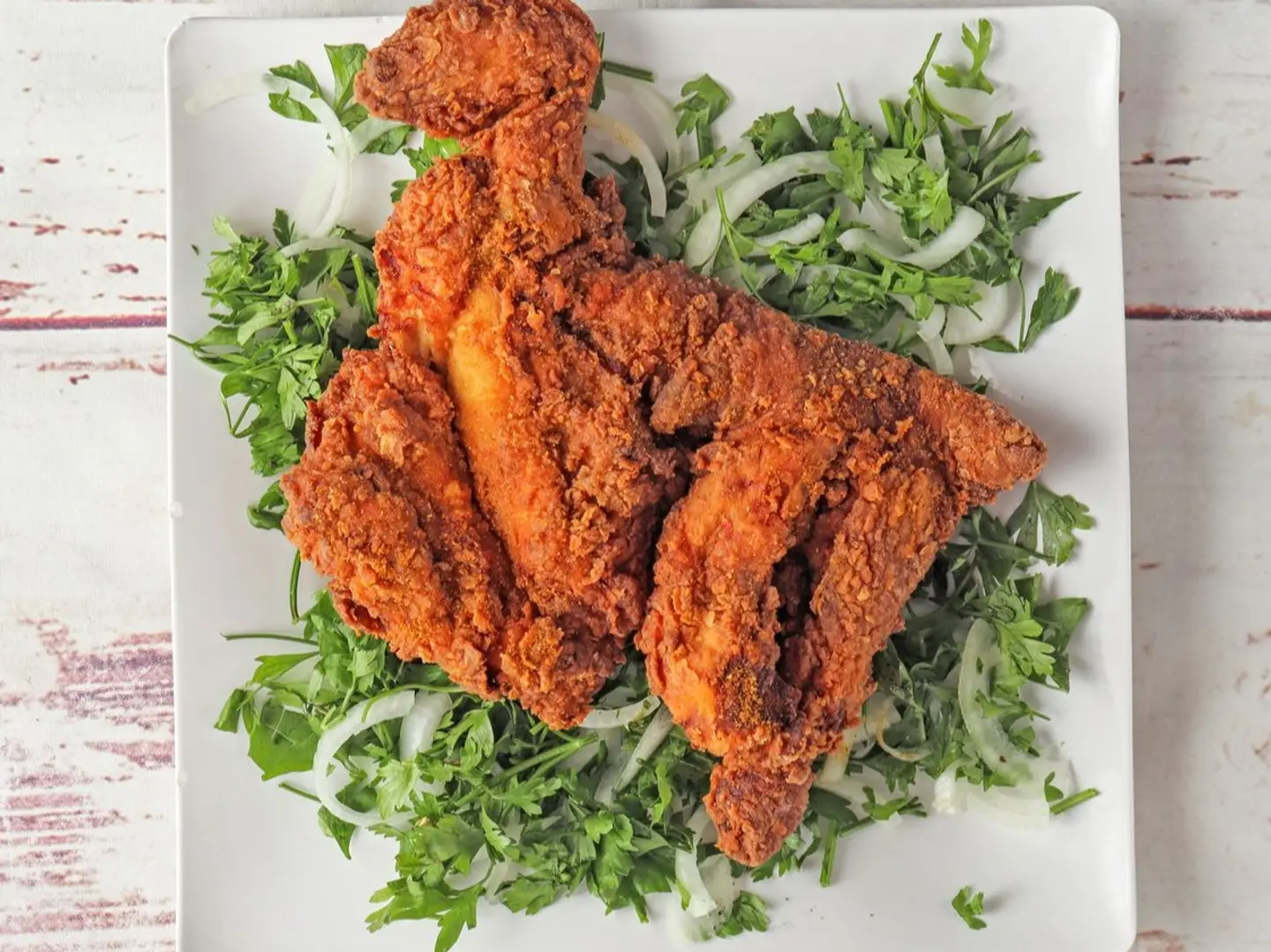 Half Fried Chicken Plain