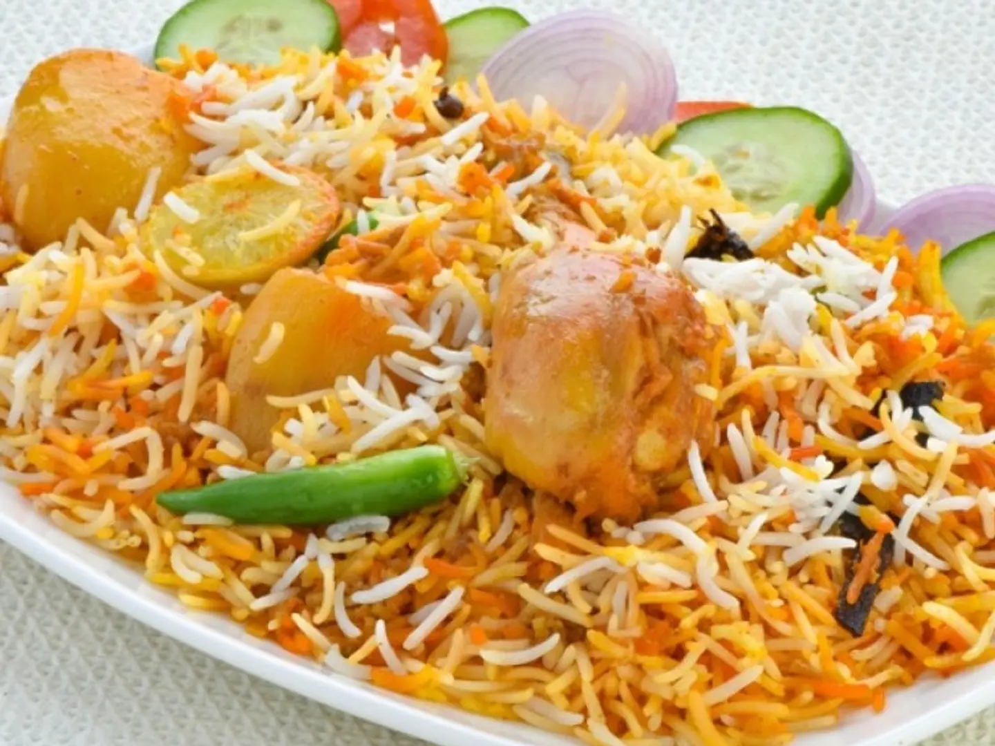 Zurbian Rice With Half Chicken