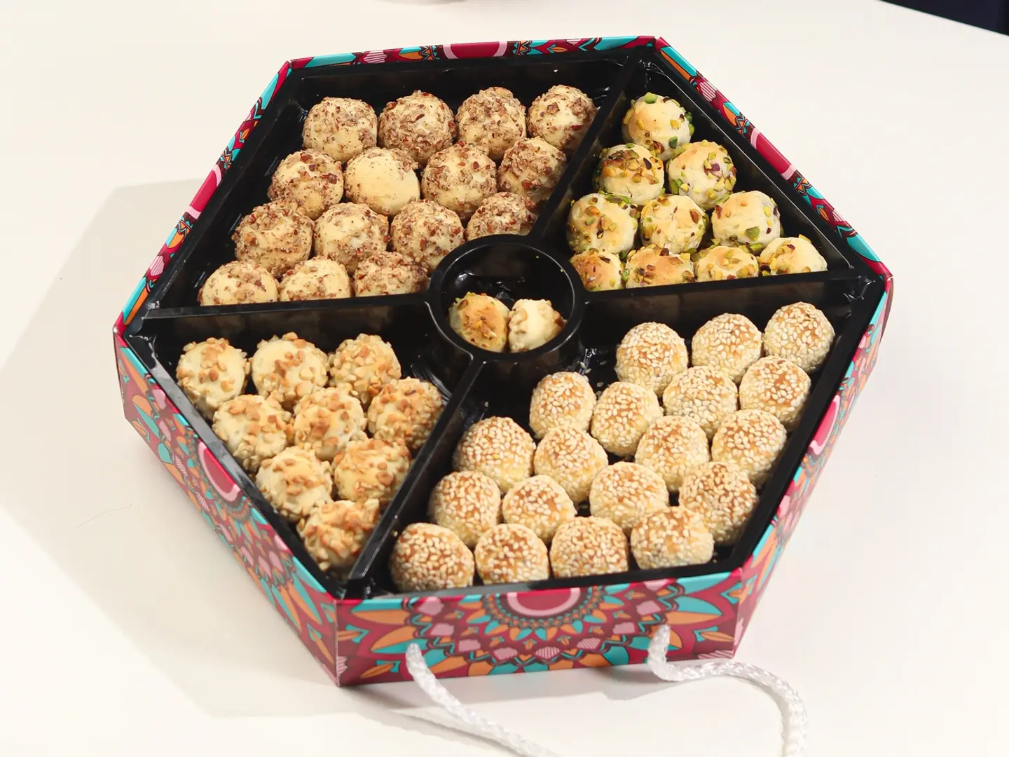 Mini Date Maamoul With Nuts