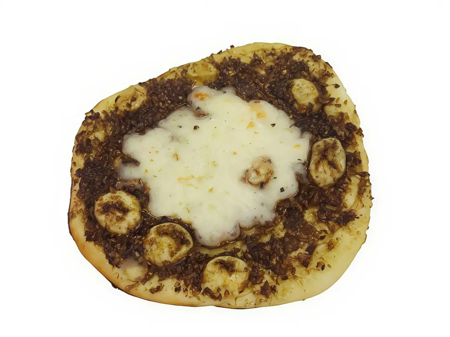 منقوشة زعتر وقشقوان