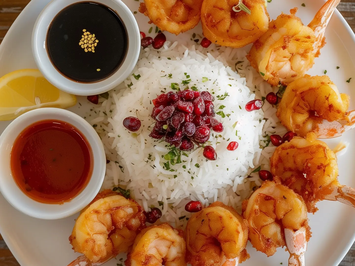 Fried Shrimp With Rice