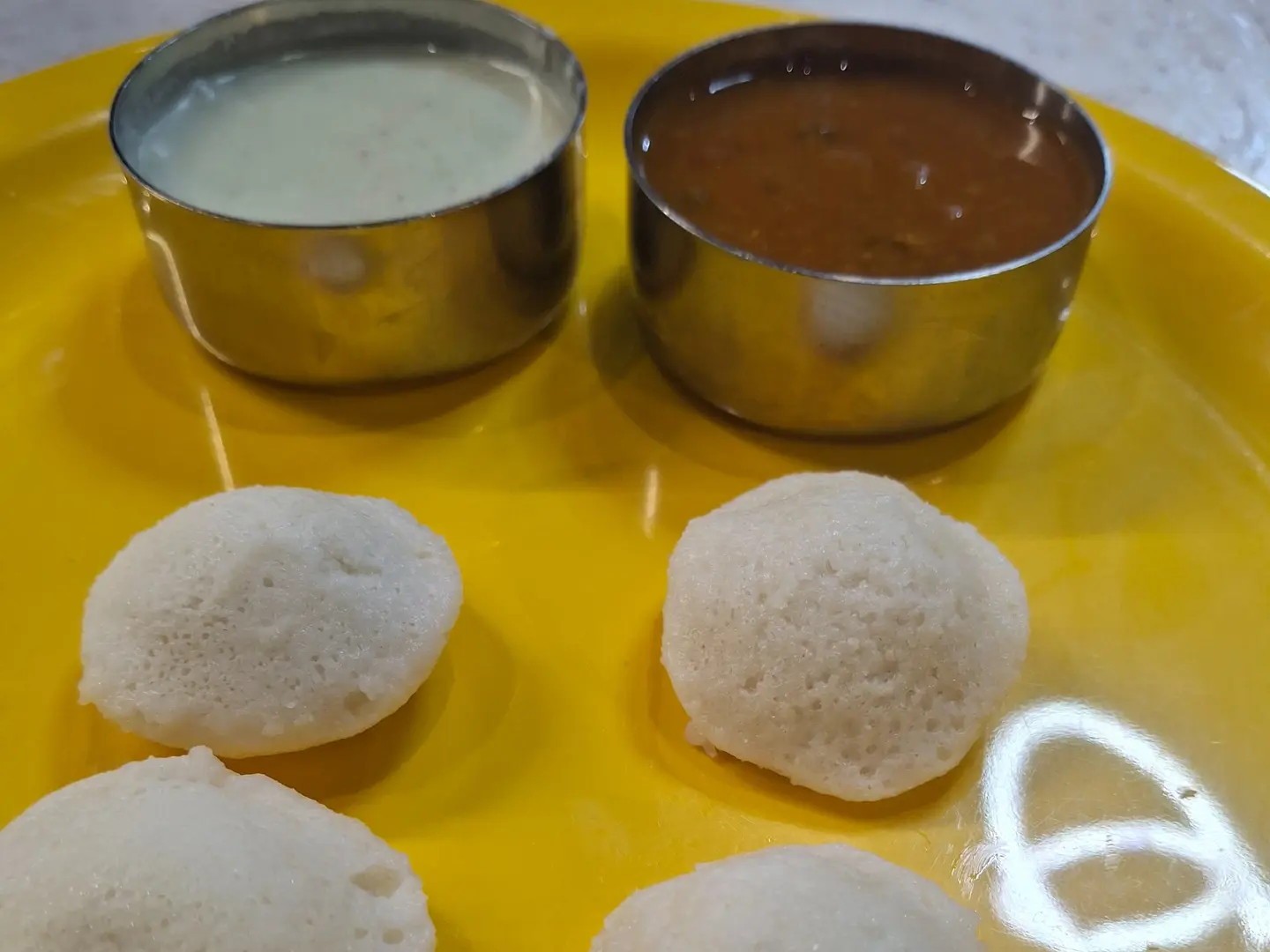 Ghee Sambar Mini Idly