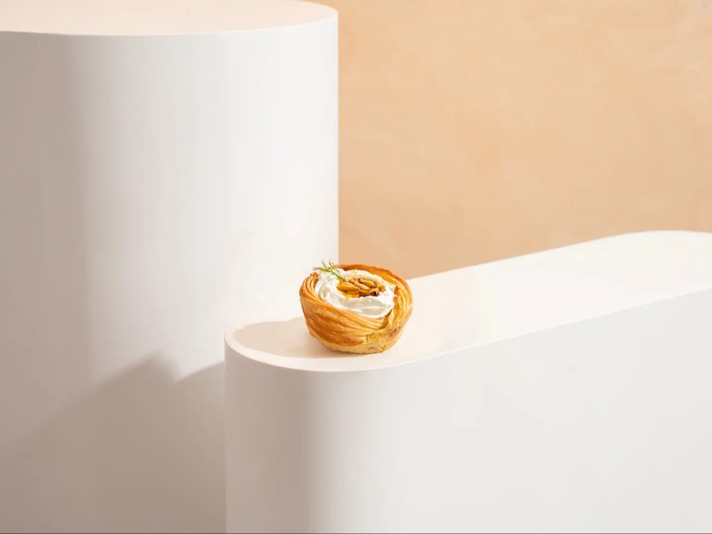 Egg And Spicy Pine Nut Danish
