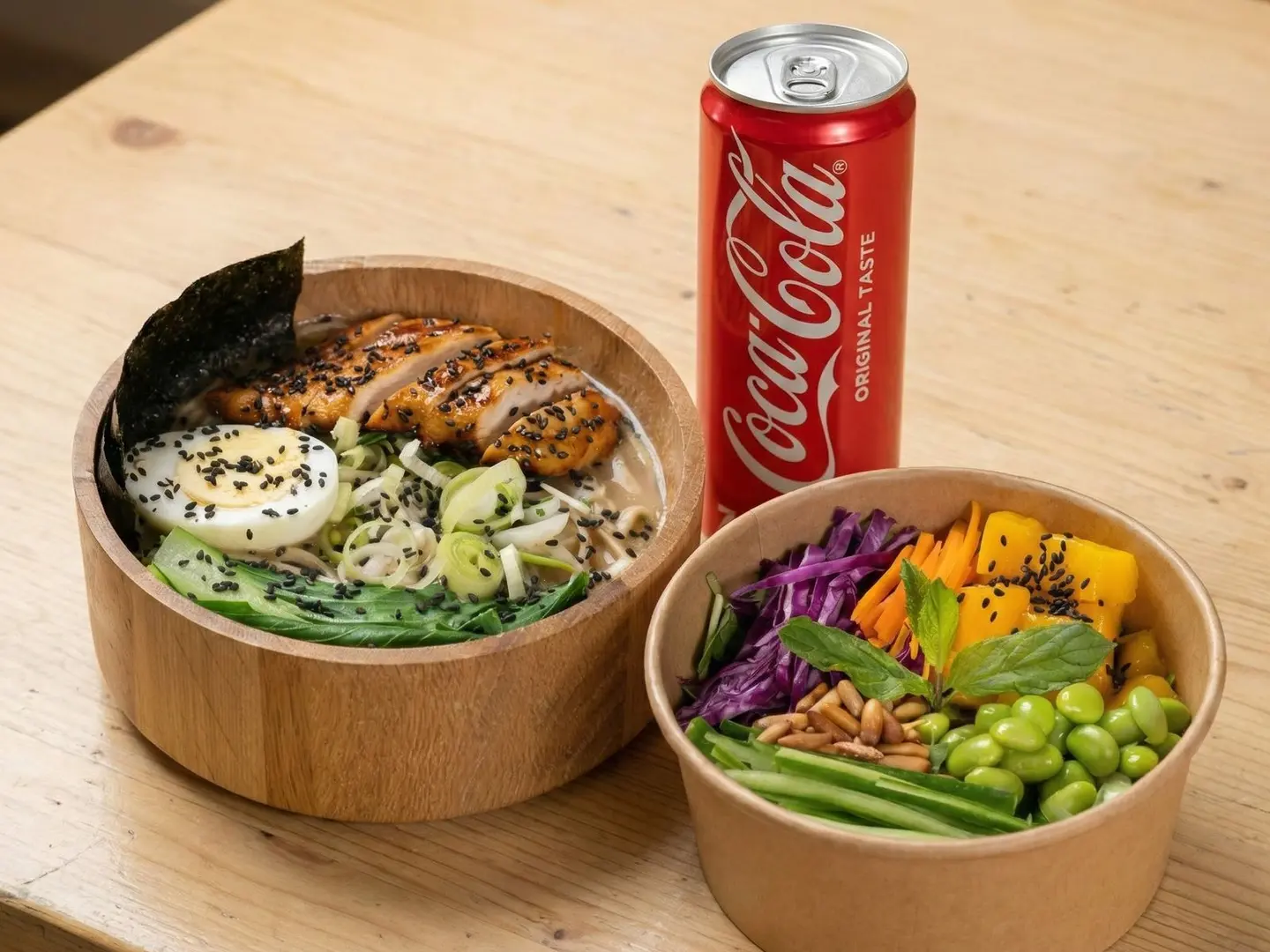 وجبة رامن الدجاج