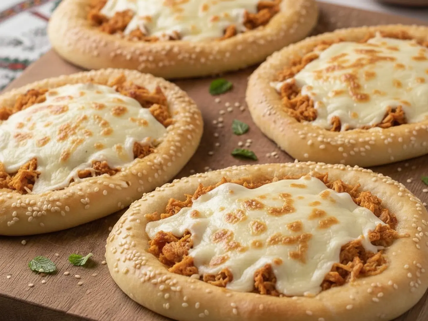 فطاير دجاج جبن