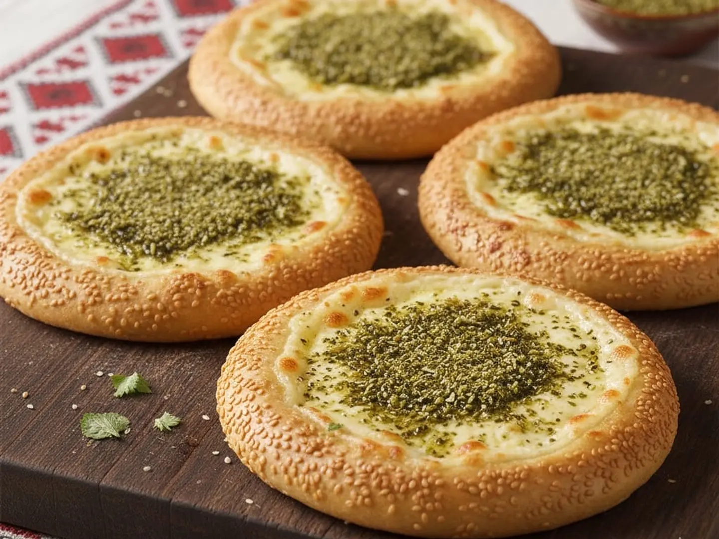 فطاير جبن زعتر