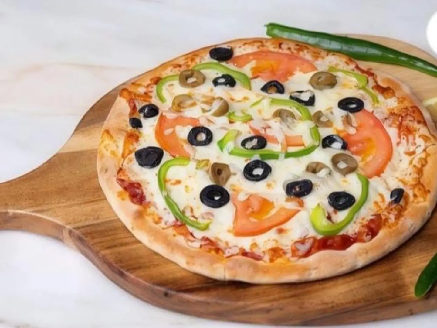 بيتزا خضار صغير