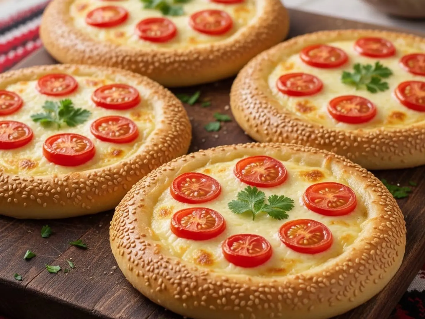 فطاير جبن طماطم