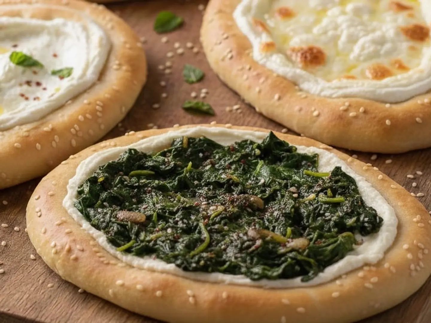 فطاير لبنه سبانخ