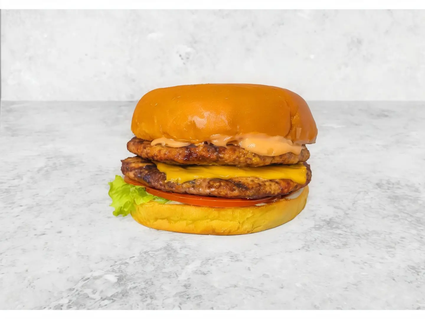 Double Chicken Cheeseburger