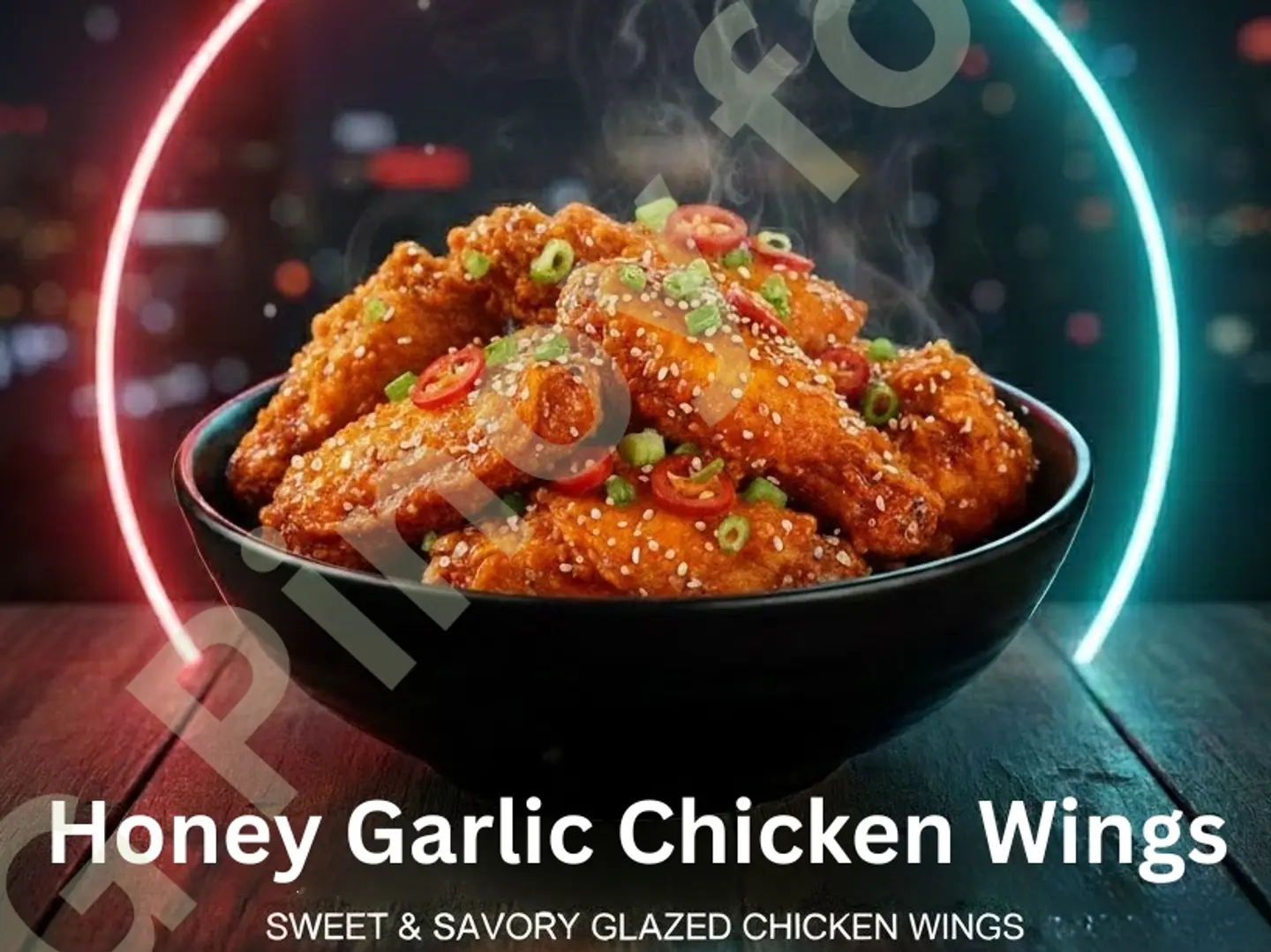 Honey Garlic Chicken Wings