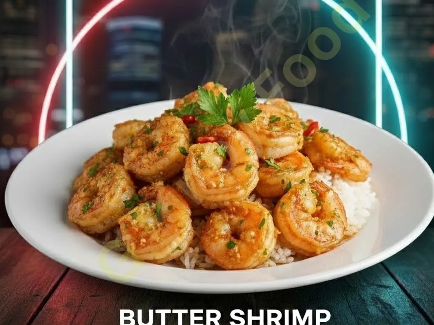 Butter Shrimp With Rice