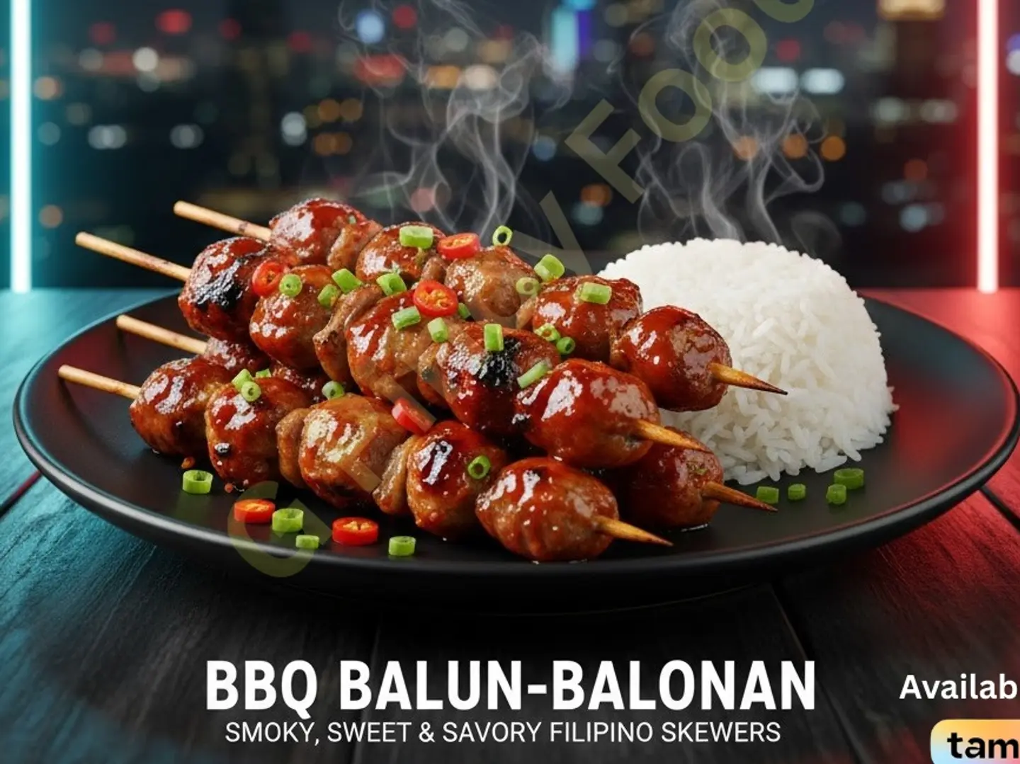 Bbq Balun Balonan With Rice
