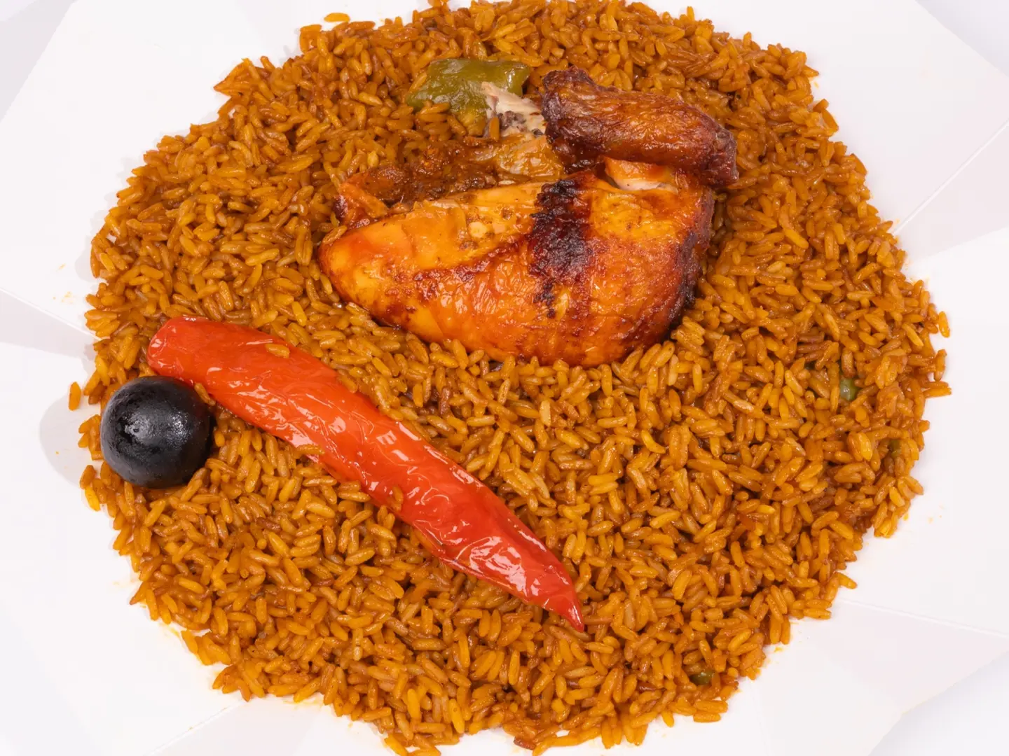 ربع حبة شواية مع الرز