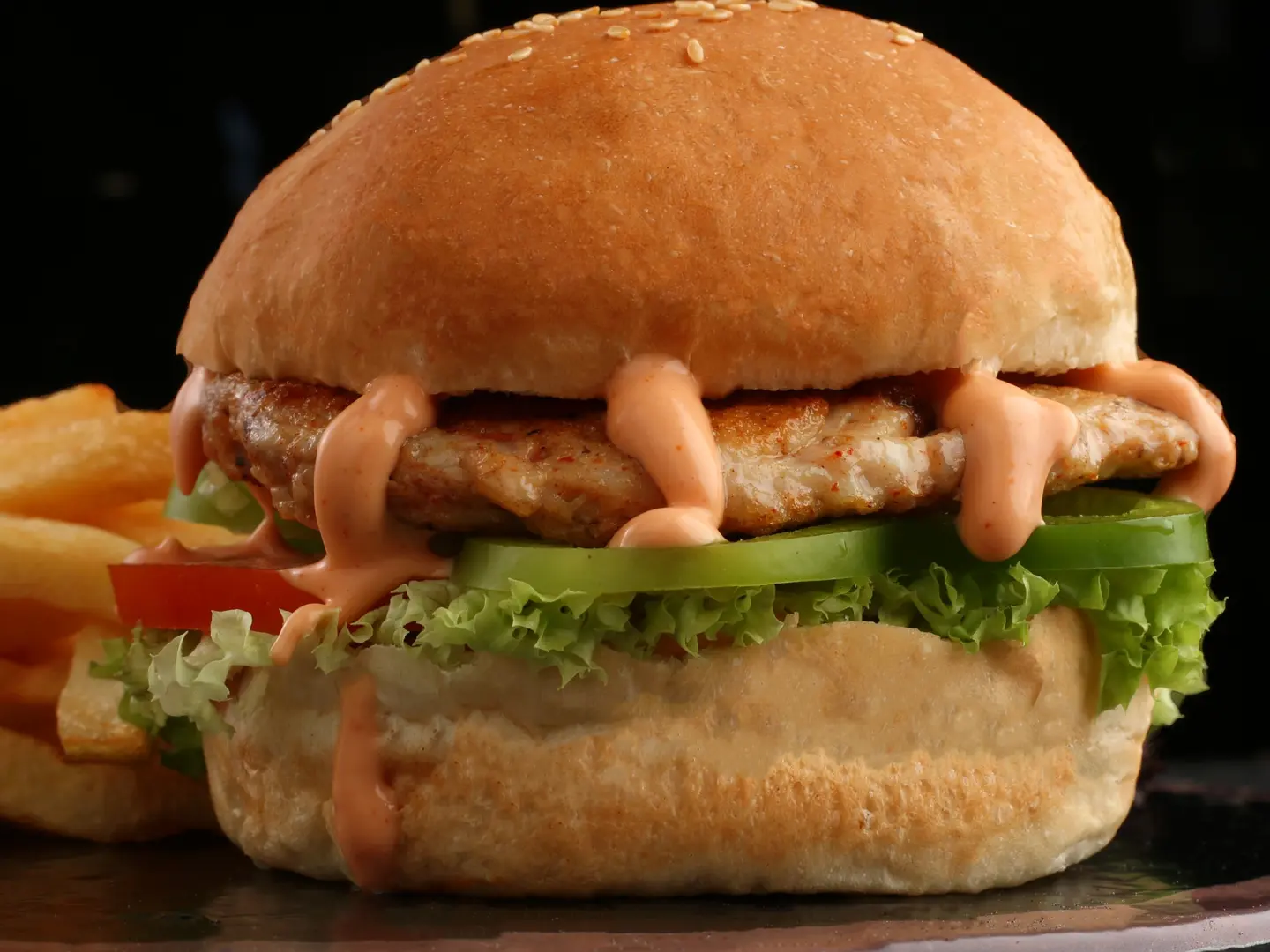 توري تشيكن برجر لارج