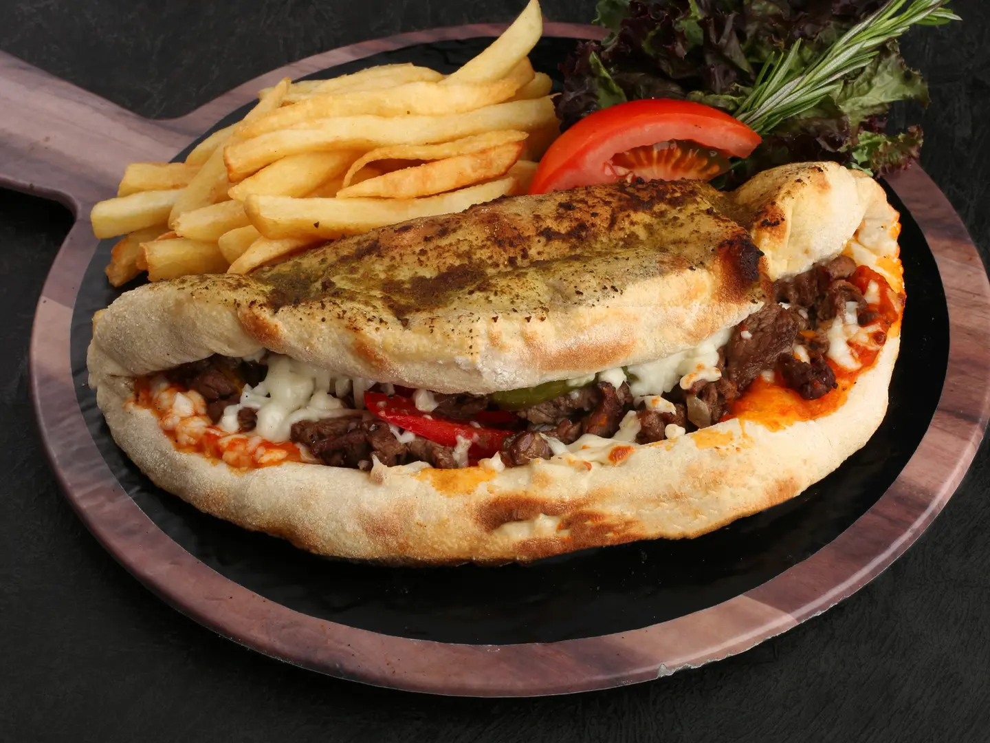 فطيرة شاورما لحم