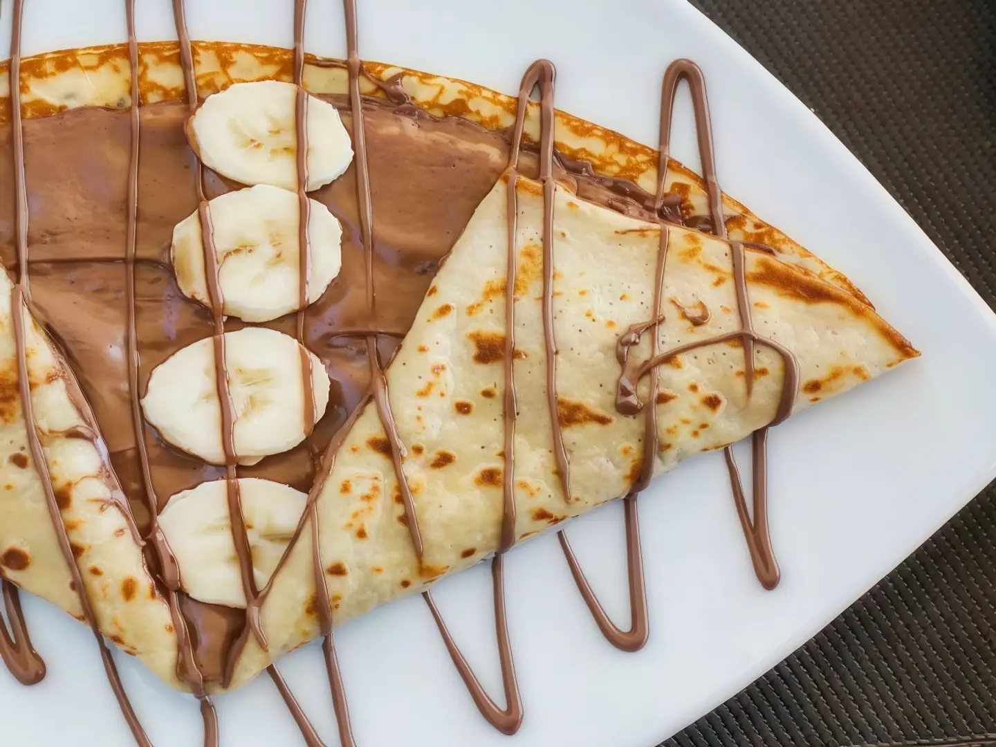 Nutella Banana Crepe