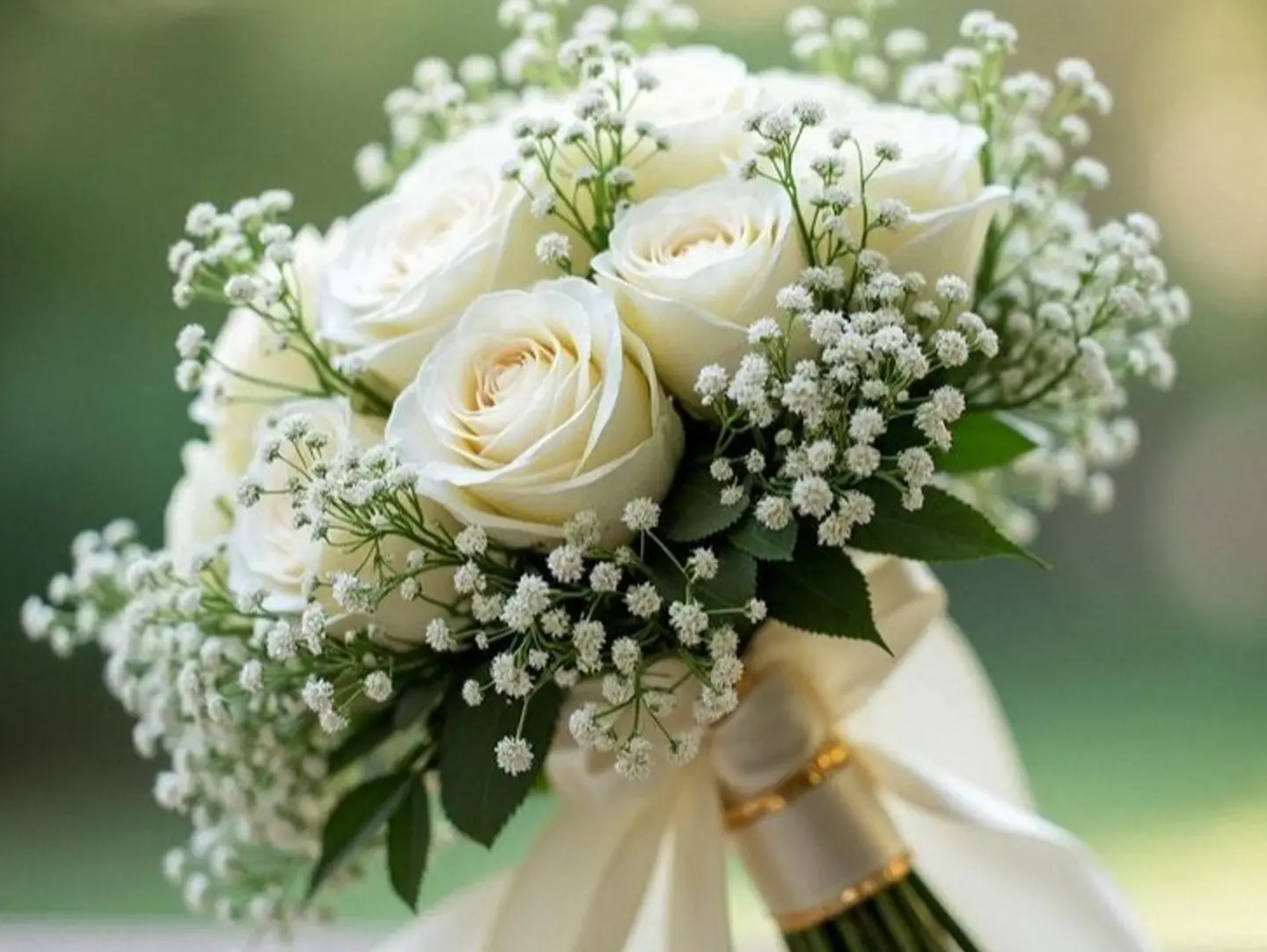 White Hand Bouquet