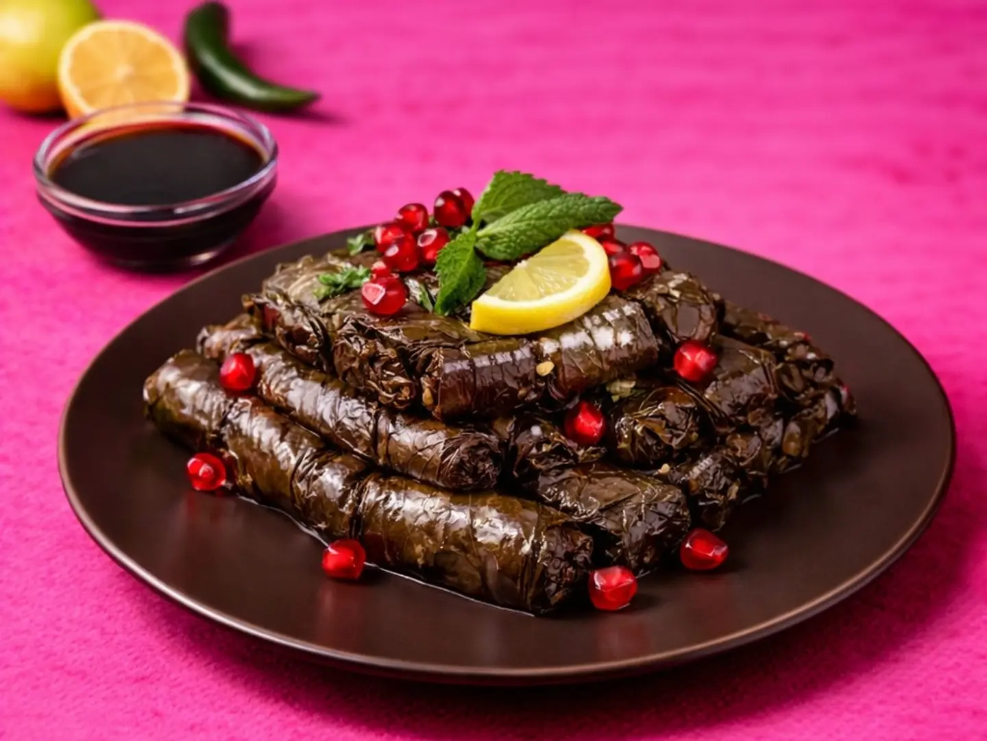 ورق عنب بدبس رمان - صغير