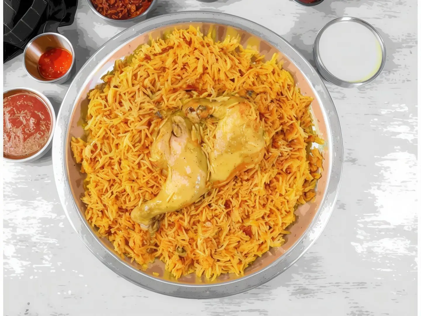 دجاج مضغوط - نص حبة دجاج