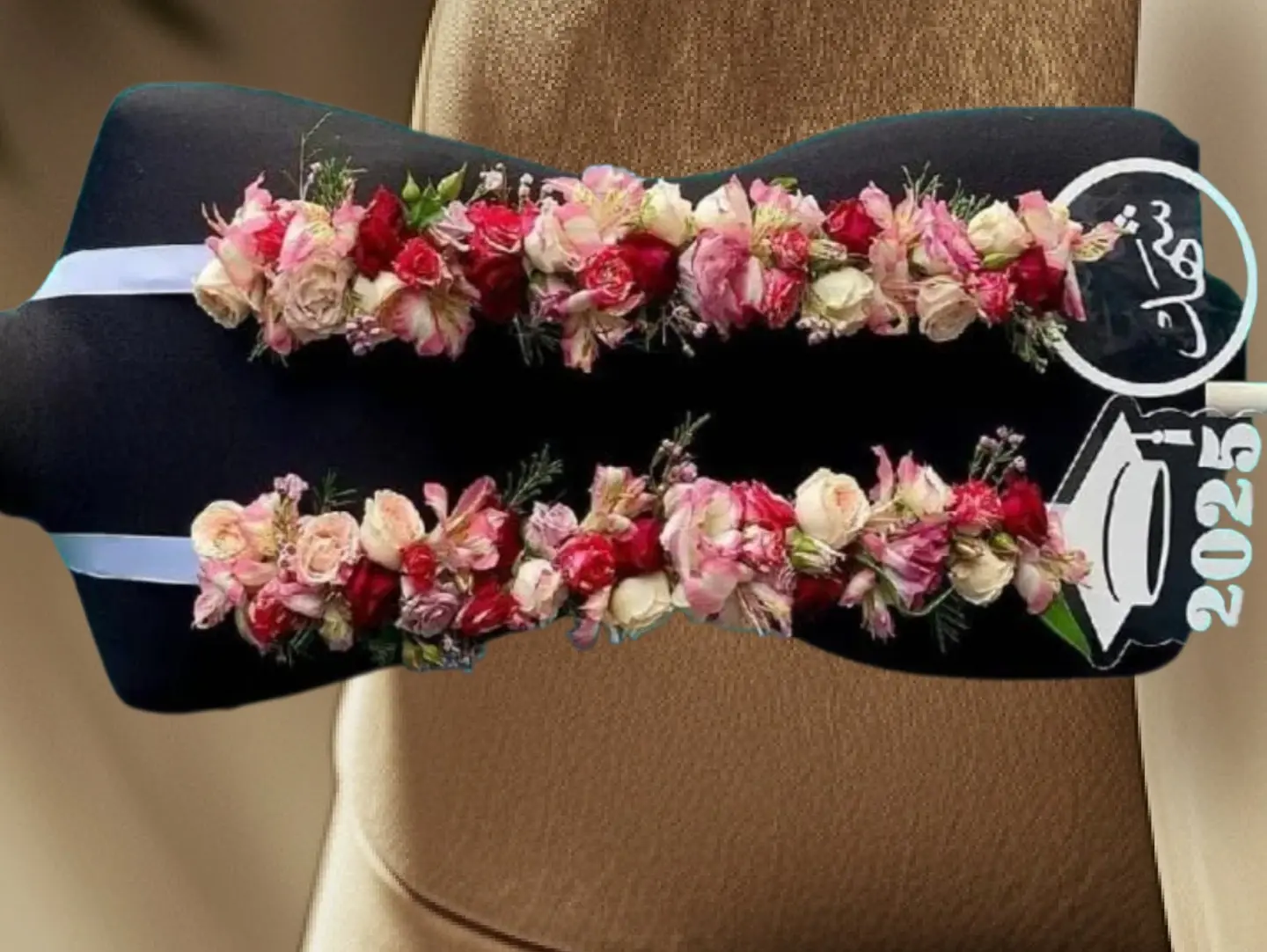 Graduation Necklace With Natural Flowers