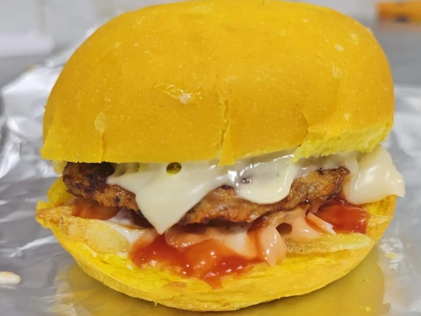 Charcoal Grilled Chicken Burger