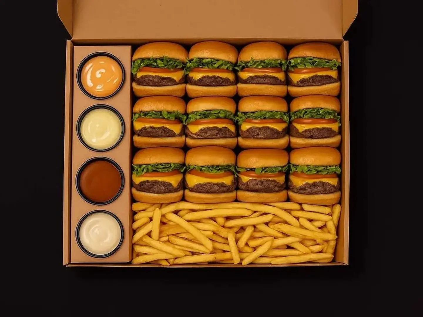 6 Burger Chekin And 6 Burger Beef