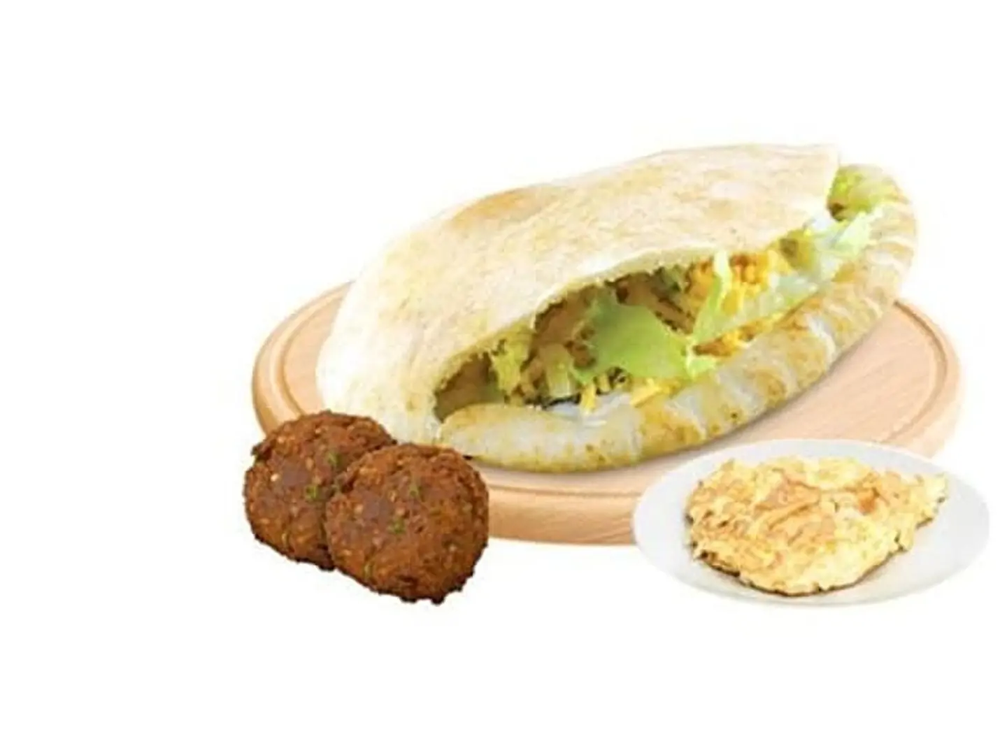 Dynamite Falafel Potatoes Eggs Fava Beans Eggplant