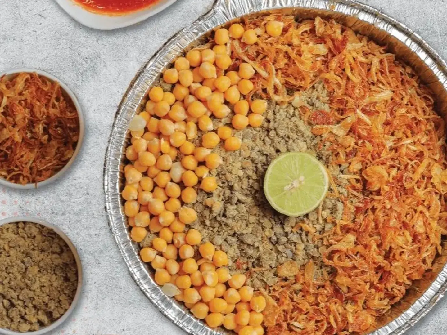 Large Pot Of Koshary