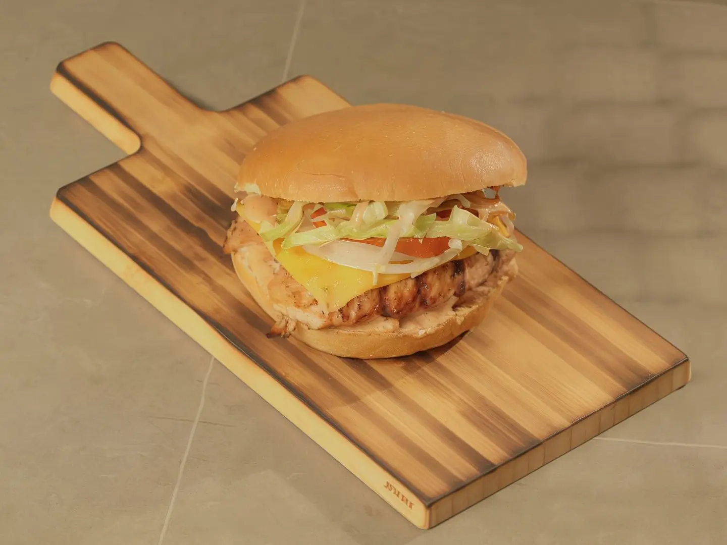 برغر الدجاج المشوي