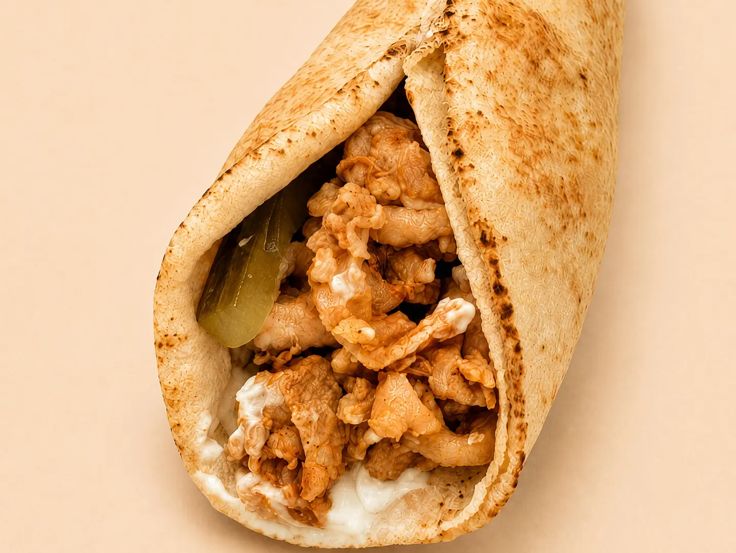 ساندويش شاورما صغير