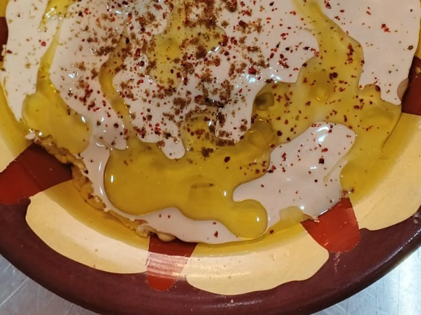 فول بالطحينية