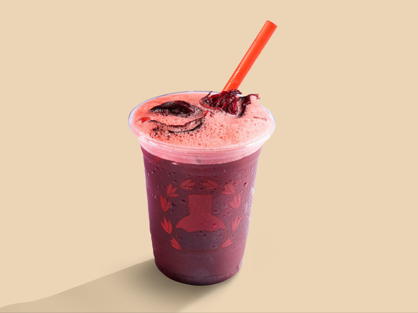 Hibiscus Flower Ice Tea