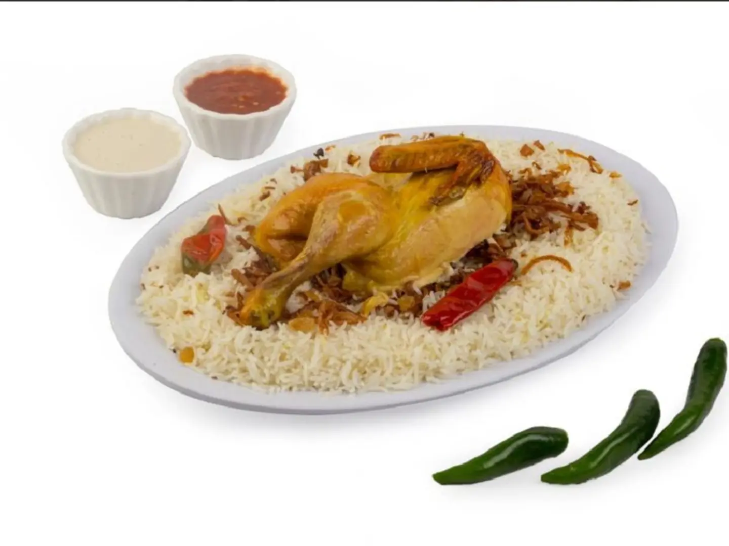 نصف دجاج مندي