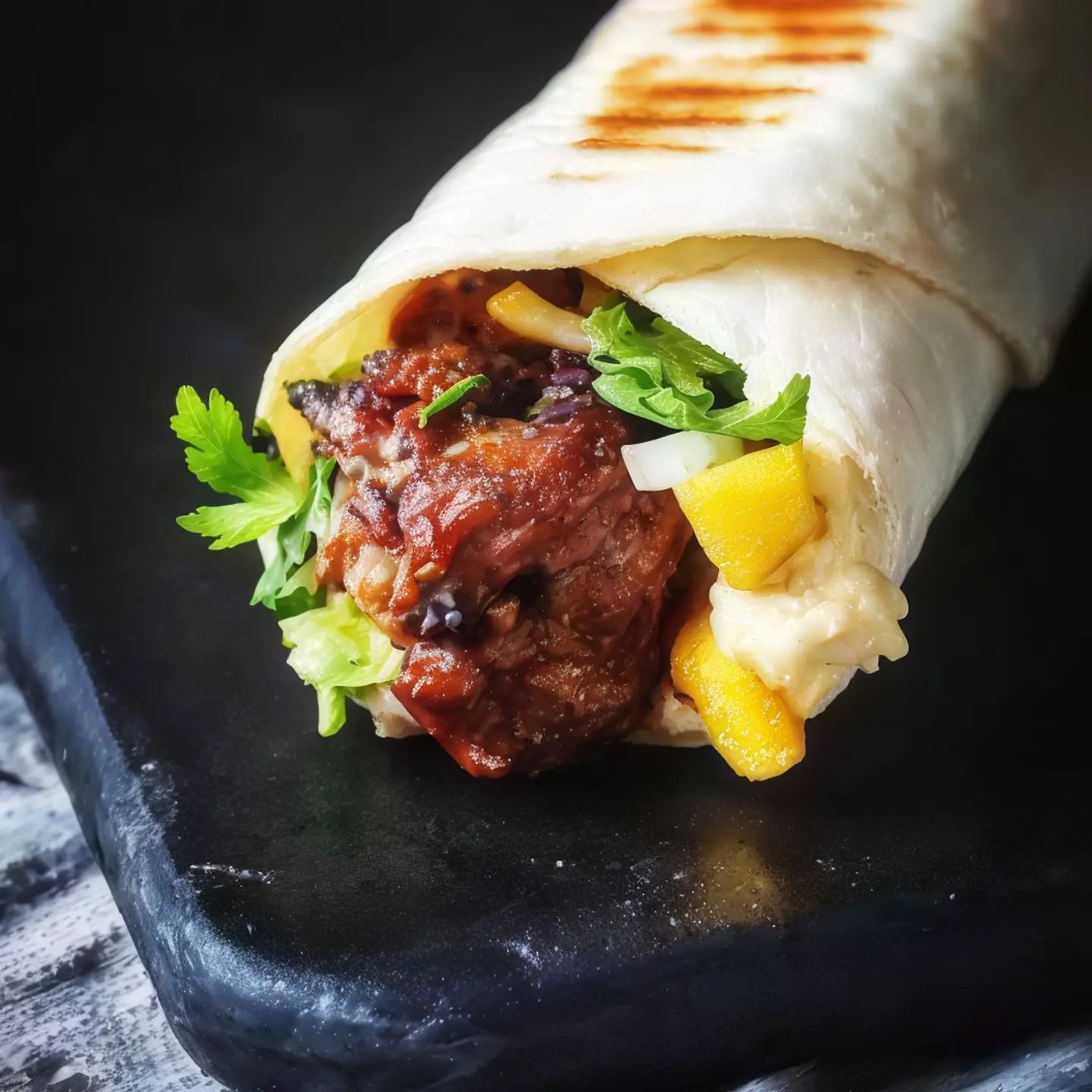 ساندويش اوصال لحم كلاسيك