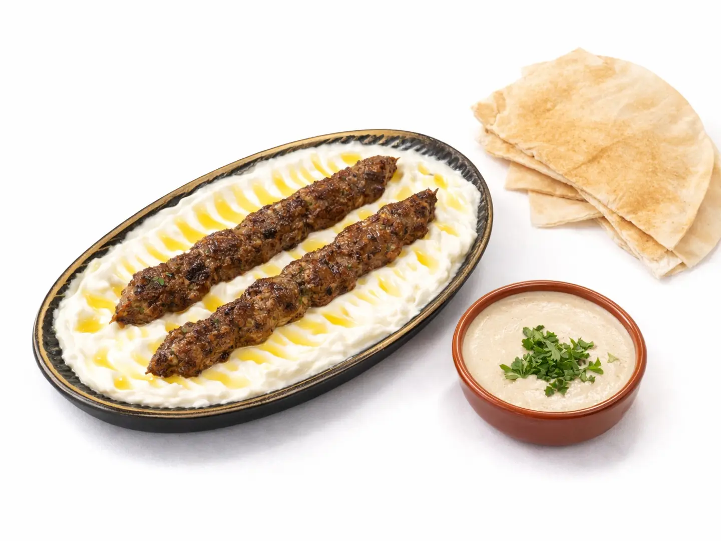 مبشور لبن مع سمن حري