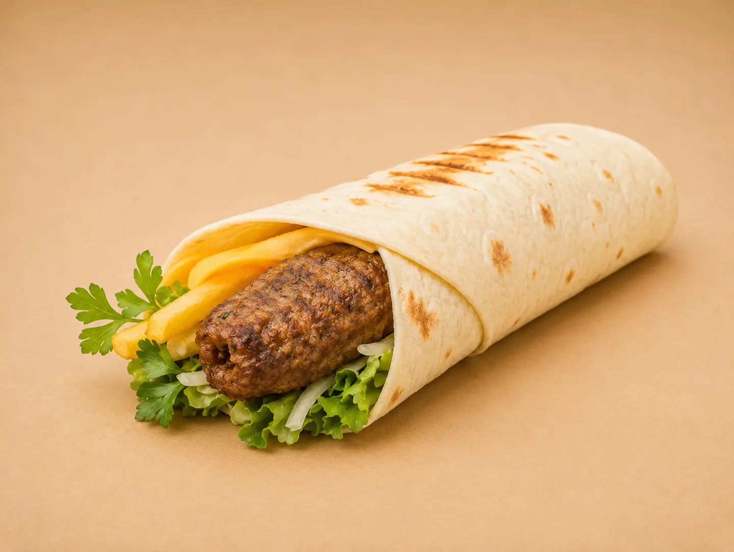 Beef Kebab Wrap