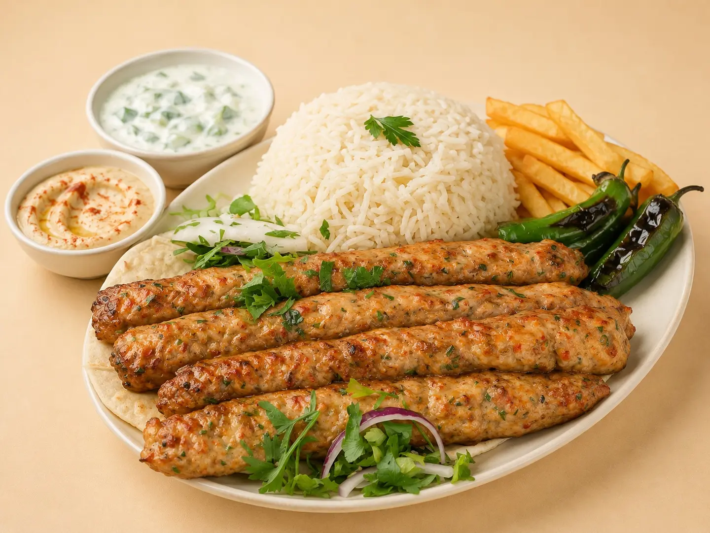 Minced Chicken Kebab - Single